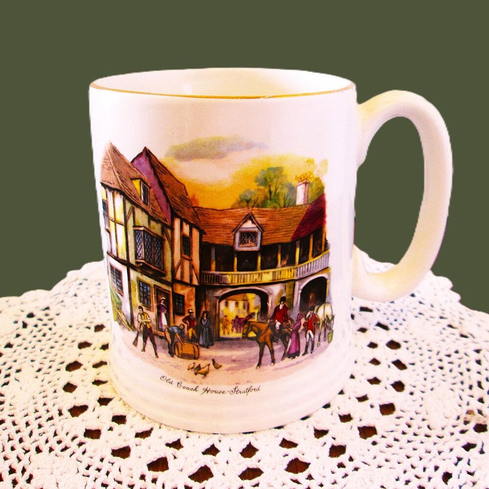 Old Coach House Stratford Tankard/Coffee Mug Lord Nelson Pottery England 4-73
